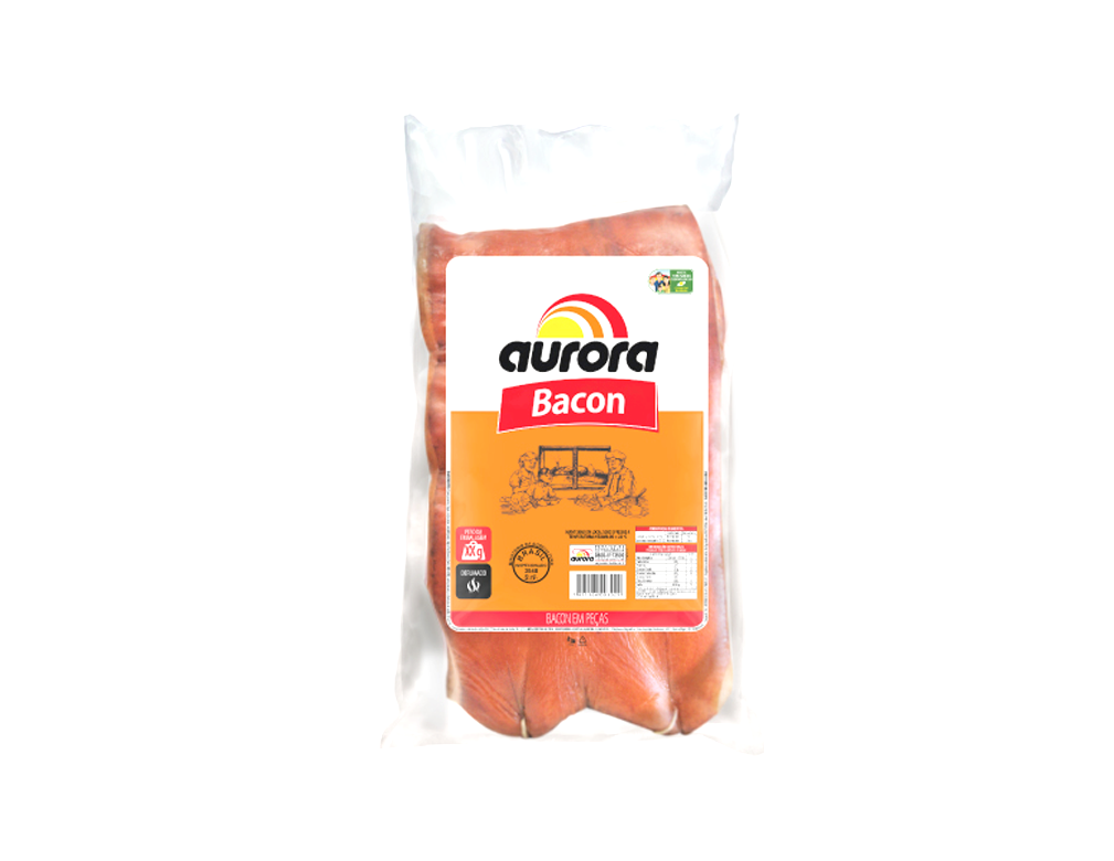 BACON MÉDIO AURORA 3,7 KG (CX 11 KG)